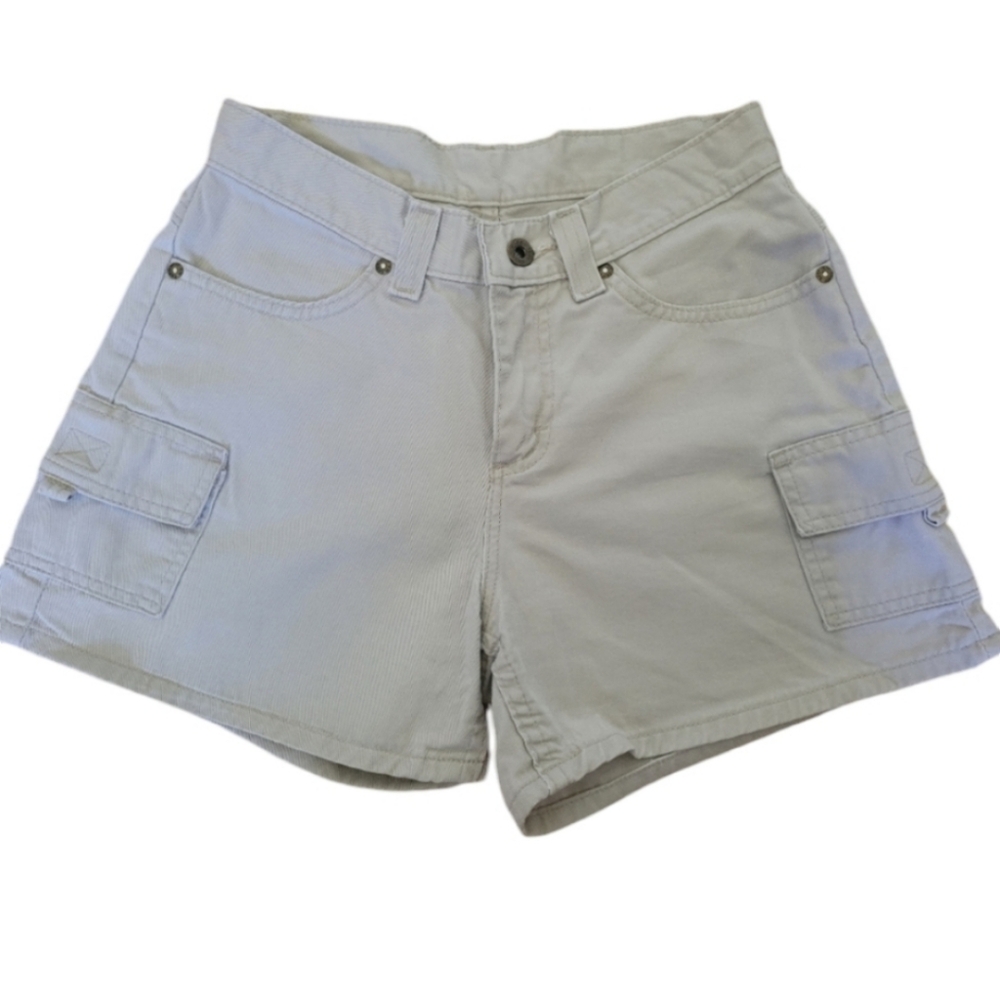 Vintage Lee Dungarees Can't Bust 'em Shorts, Size 5 | Khaki Fitted Cargo Shorts